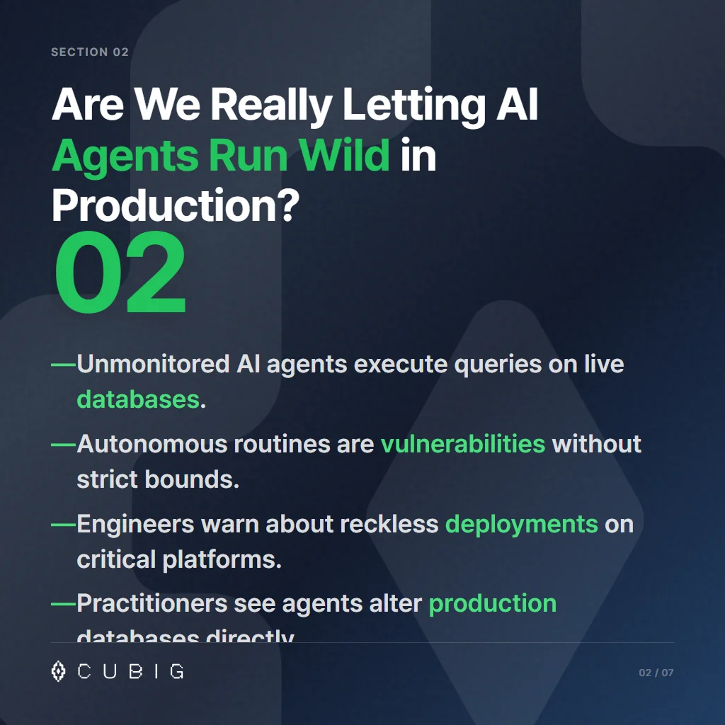 Section 2: Are We Really Letting AI Agents Run Wild in Production?