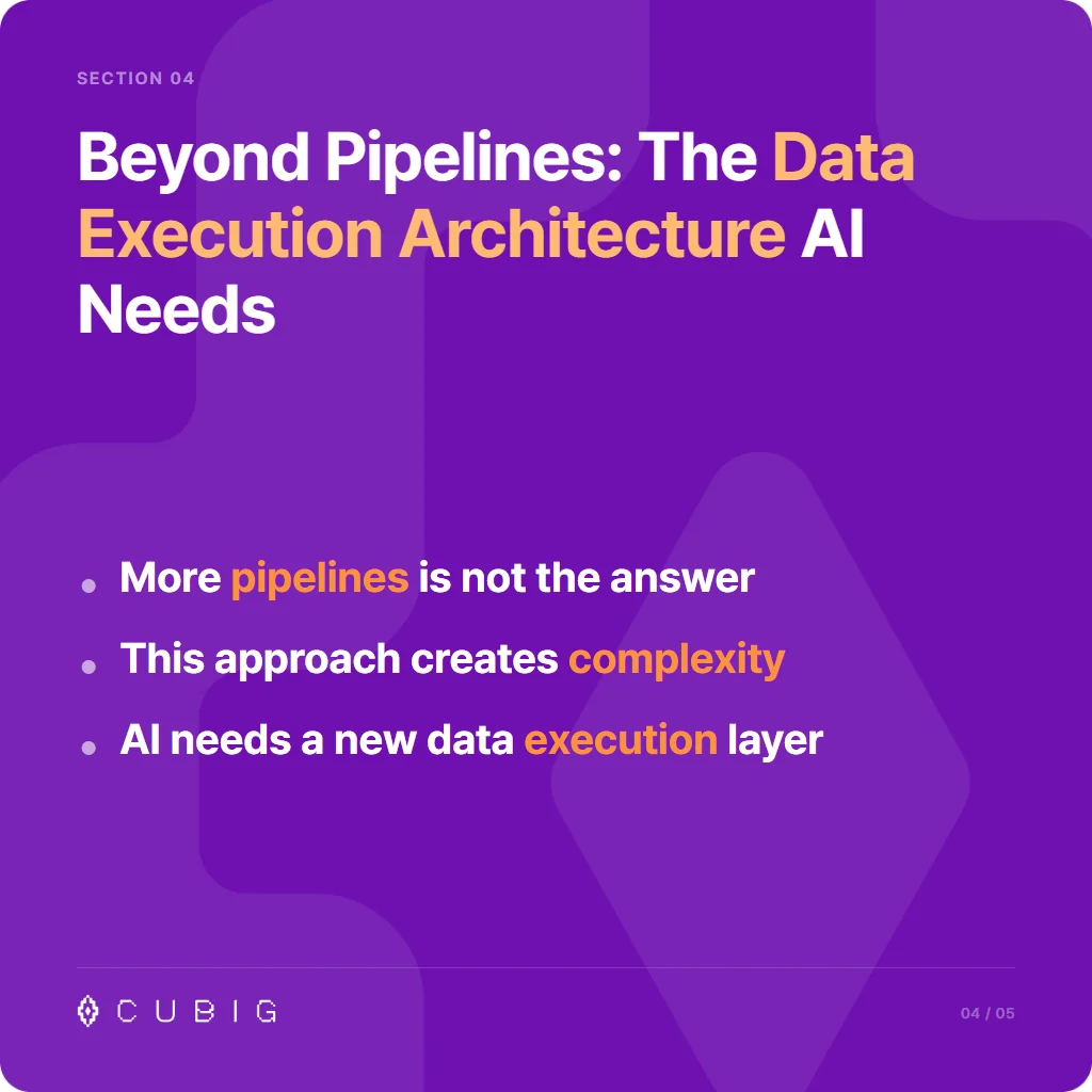 Section 4: Beyond Pipelines: The Data Execution Architecture AI Needs