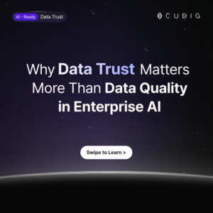 Data Trust vs Data Quality in enterprise AI operations
