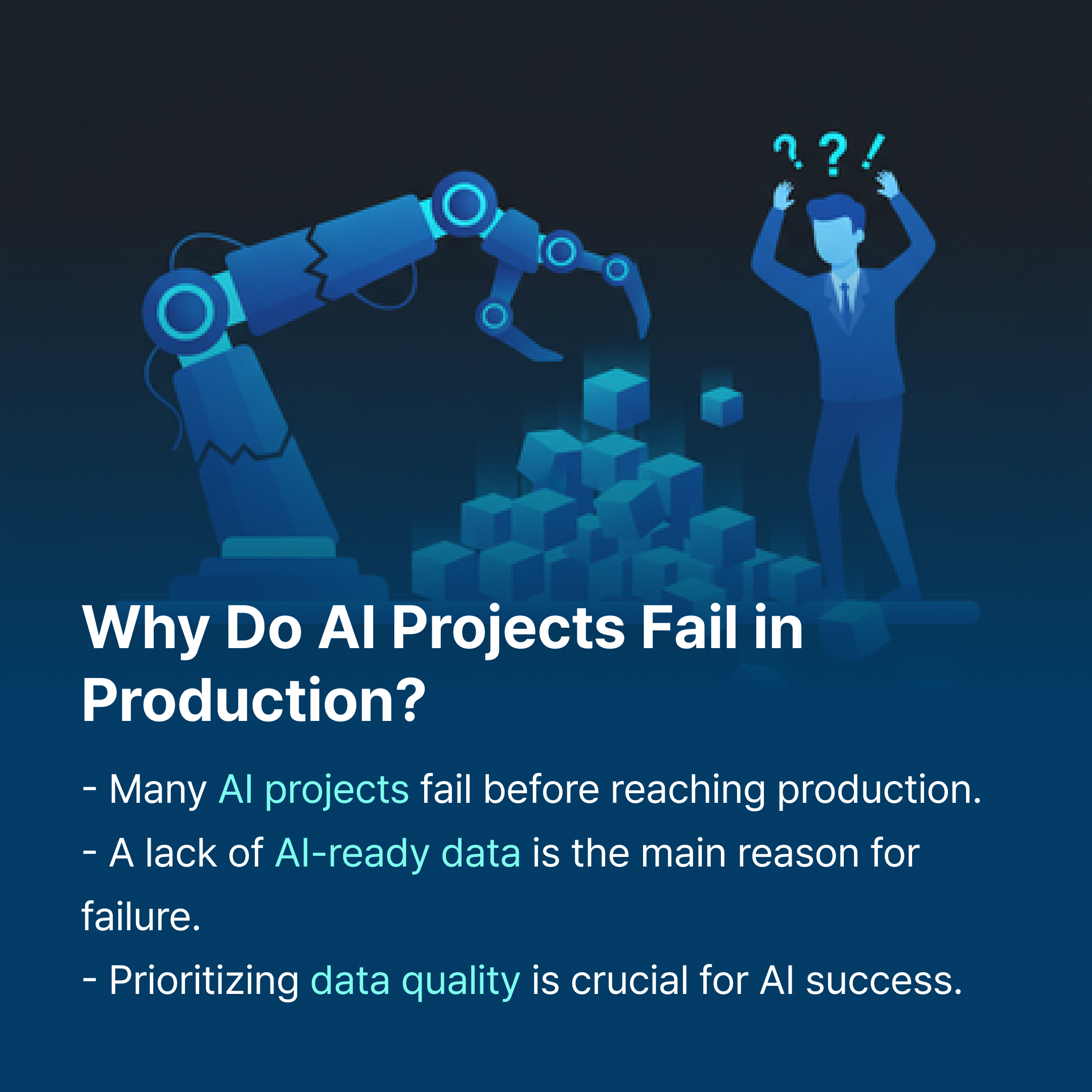 CUBIG SynTitan Card - Why Do AI Projects Fail in Production?