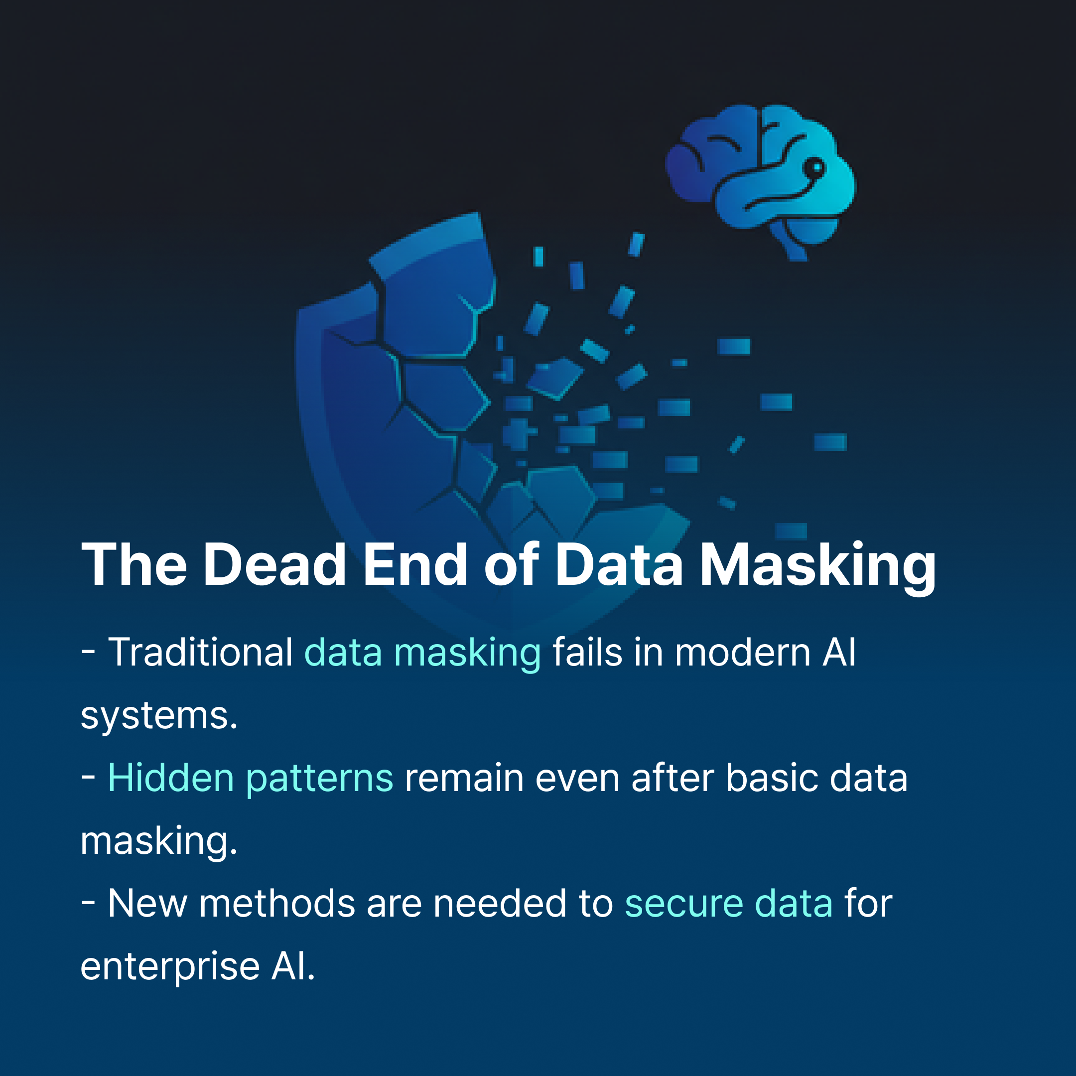 CUBIG SynTitan Card - The Dead End of Data Masking