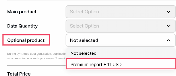 select premium data