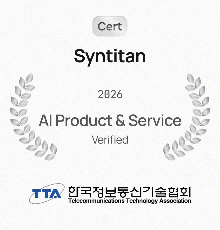 AI Product & Service Verification 2026, Syntitan (TTA)