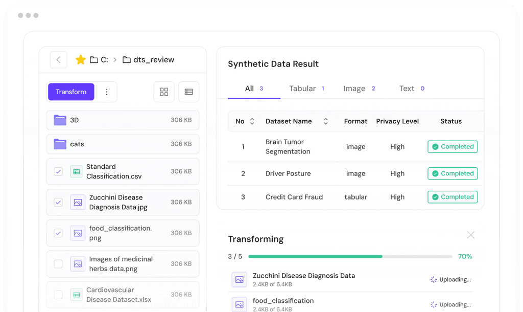 DTS interface