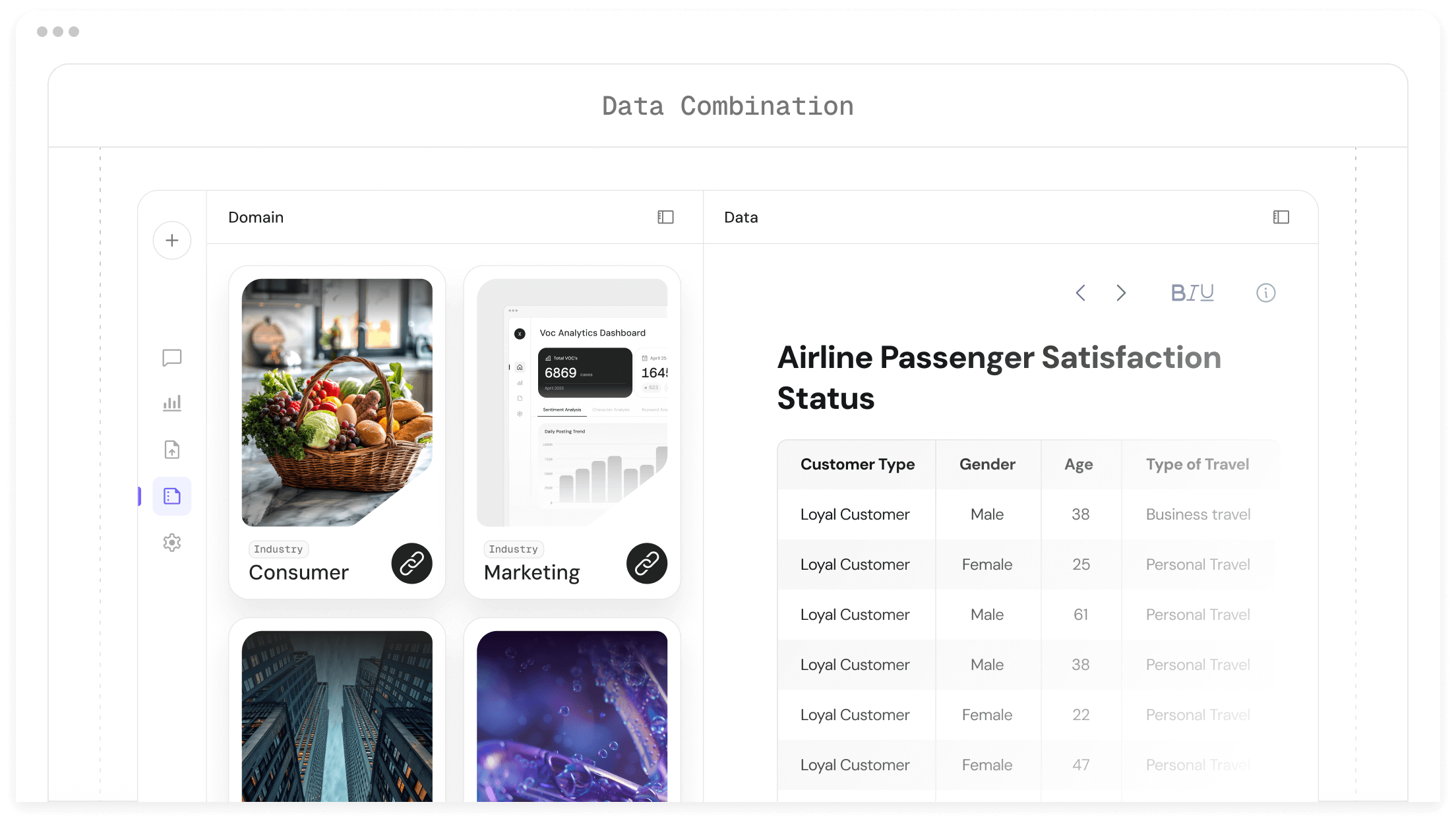 SynConnect multi-domain data integration
