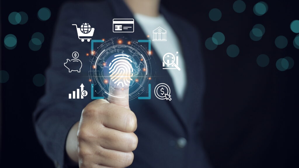 Biometric fingerprint scanning for secure access to personal data, powered by RAG AI for intelligent, context-aware cybersecurity and threat detection