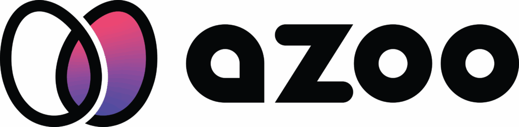azoo logo with a gradient pink-purple emblem symbolizing innovation in private synthetic data generation and data anonymization technologies.
