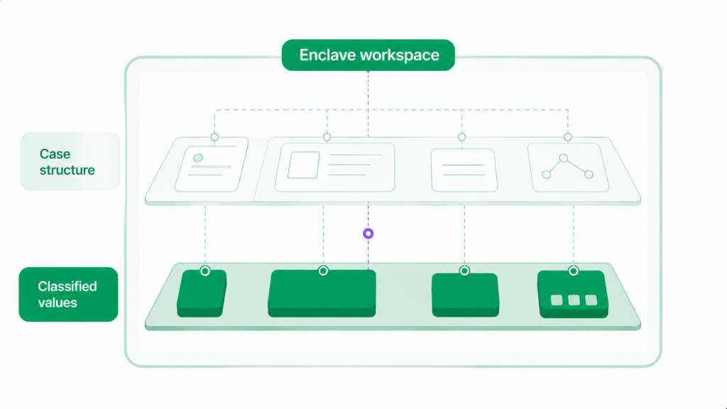 air gapped llm figure enclave workspace layers 01